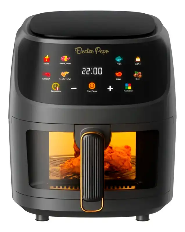 Electro Pepe Air Fryer con accesorios completos